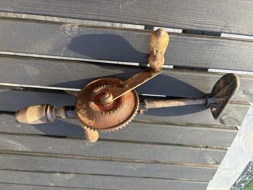 Vintage stanley ratchet brace - stanley,