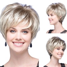 Curly Pixie Cut Wig Ladies