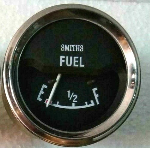 Smiths fuel gauge chrome bezel - chrome,