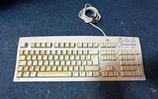 Packard Bell 5140W Keyboard Wired PC Computer Retro Vintage QWERTY PS/2 Tested
