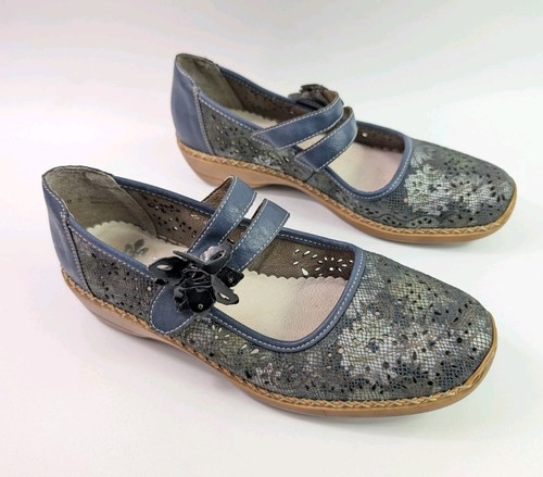 Rieker mary jane - jane, perforated
