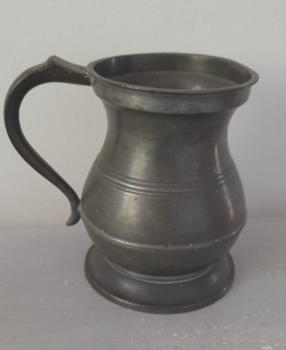 Georgian solid pewter - solid,