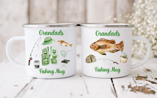 Personalised fishing mugs - fishing,