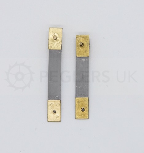 Assorted brass clock - 2x,