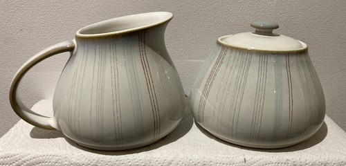 Denby mist falls milk jug - mist, &