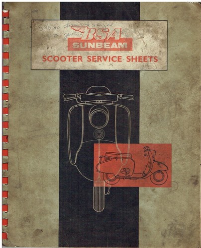 Bsa sunbeam scooter 1958 - scooter, 1958-60