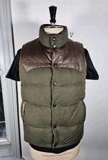 RARE Ventile Gilet Men's Medium Goose Down Fill Bodywarmer - Terrace Production