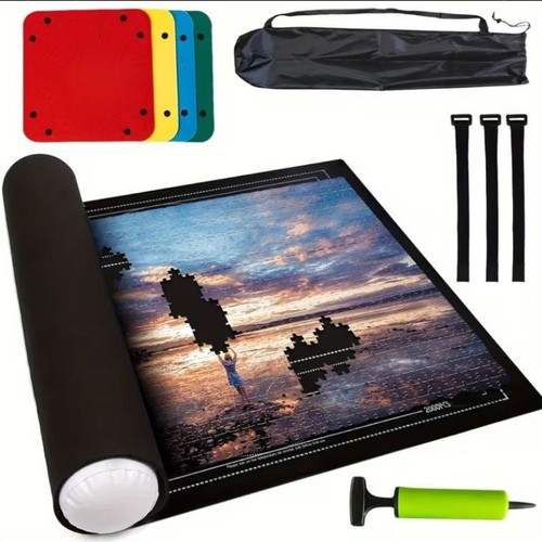 Puzzle mat roll portable felt - roll,,