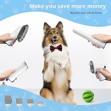 Dog Grooming Vacuum Kit with 5 Tools **FREE SHIPPING**