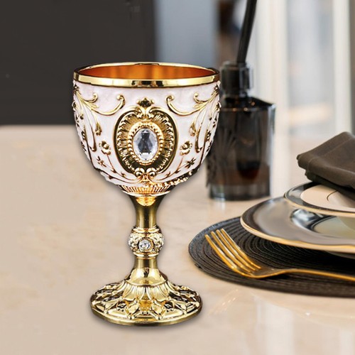 Vintage embossed water - water, goblet