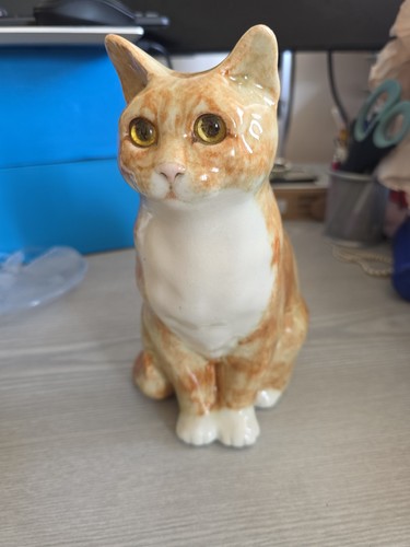 Winstanley ceramic ginger cat - winstanley,