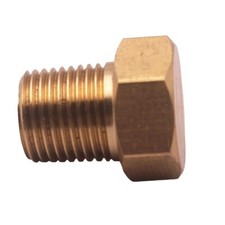 UNIVERSAL 1/8" NPT Plug Male Brass Gas Oil Fuel Tank Port Fitting Adapter