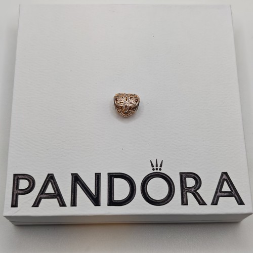 Pandora charm rose gold love - gold,