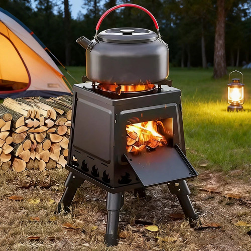 Fire pit folding patio garden - fire,