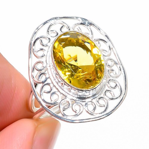 Yellow citrine gemstone - yellow,