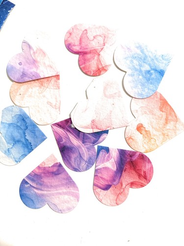 Seeded card paper heart - paper,