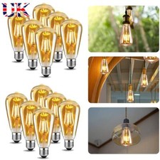 6- 12 LED Light Bulbs Clear