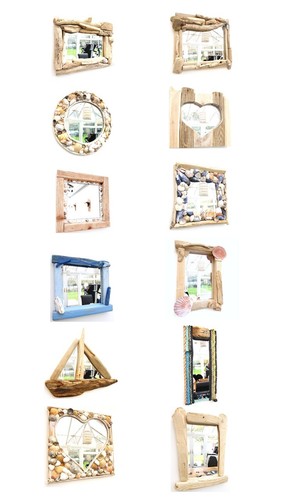 Driftwood mirror hand made - mirror,