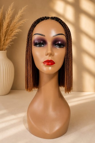 Bone straight bob braided - 10",