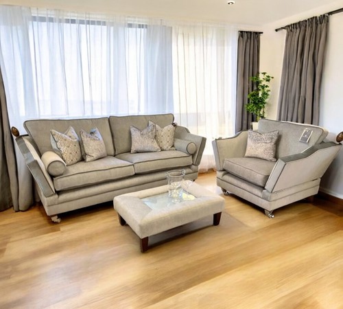 Handmade luxury grey knole - handmade,