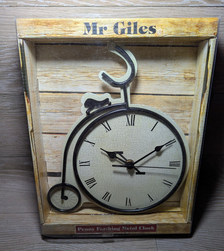 Metal wall clock - metal,