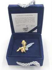 Disney Limited Edition Brooch Tinkerbell Brand New W/COA #1213 Swarovski Crystal