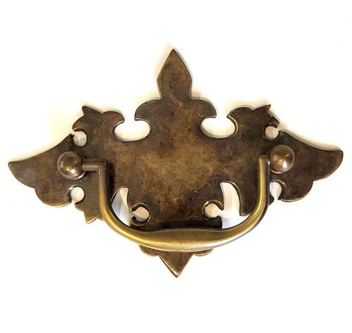 Solid brass plate - , pull
