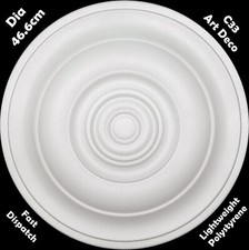Polystyrene Ceiling Rose Center Medallion Rosette Dia 465mm DIY Decorating C33