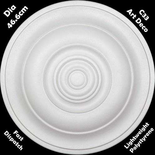 Polystyrene ceiling rose - polystyrene,