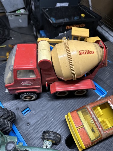 Vintage tonka toy cement - vintage,