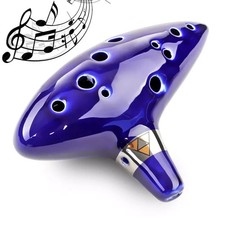 12 Holes Ocarina Ceramic Alto