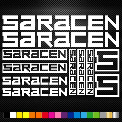 Fits saracen vinyl stickers - fits,