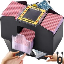 Automatic Cards Shuffler Casino Poker Card Shuffling Machine Electronic Party UK