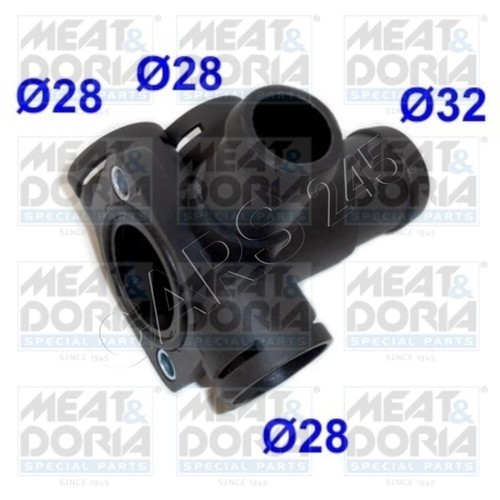 Coolant flange fits - vw, audi