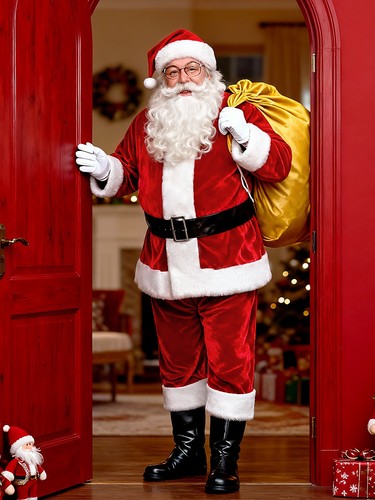 11pcs adult santa claus - adult,