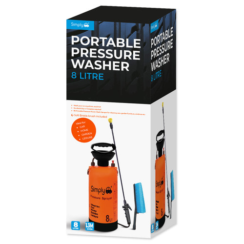 Portable pressure washer - 8l,