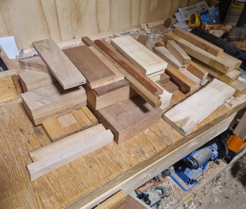 Hardwood offcuts joblot pen - joblot,