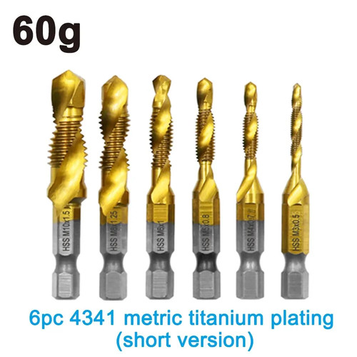 6pc high speed steel 4341 - high-speed,