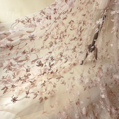 Blossom lace fabric flower - blossom, 3d