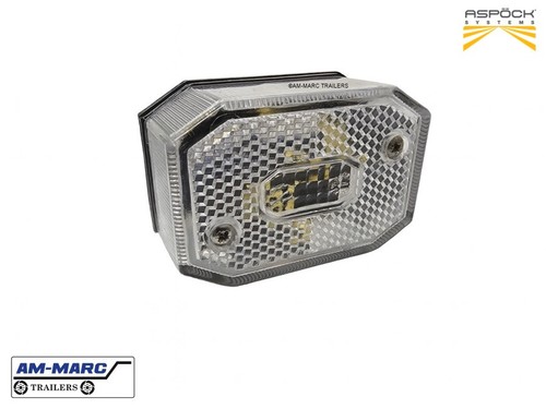 White front marker light lamp - front,