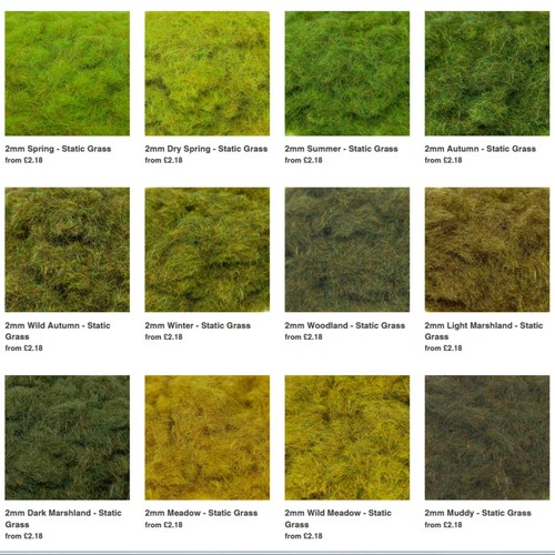 2mm static grass pgs - 2mm,
