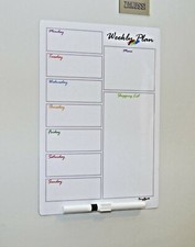 Magnetic fridge weekly meal - fridge,