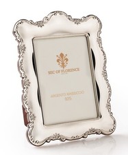 6"x 4" in Solid 925 Sterling Silver Photo Picture Frame 7397/10x15 Wood Back USA