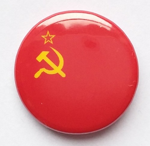 Soviet union flag button badge - flag,