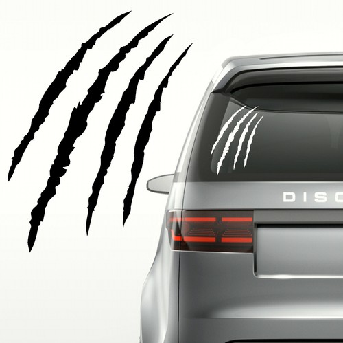 Tiger claw car sticker - car, sticker,