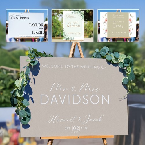 Wedding welcome sign - wedding,