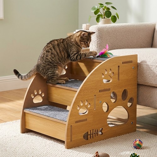 Steps wooden dog - 3,