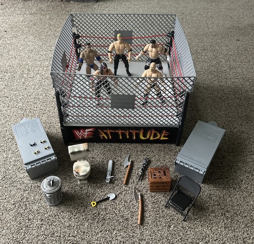 Vintage 1998 wwf steel - wwf, cage