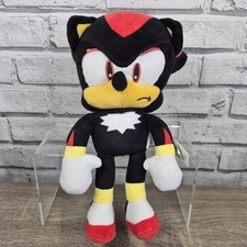 Sonic The Hedgehog Shadow 13" Soft Toy Plush Black Sega Prize International