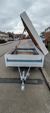Trigano Car Trailer 5x7 ft w. Hardtop Cover - Good Roadworthy Condition